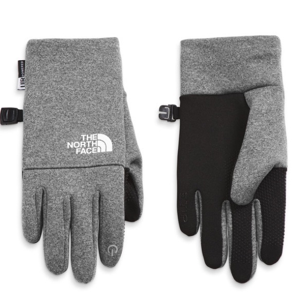 The North Face Other - The North Face Kids Recycled ETIP Glove In Heather Grey NWT